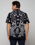 Arjuna Weda Batik Shirt Carved Flowers 2