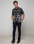 Arjuna Weda Batik Shirt Carved Flowers 2