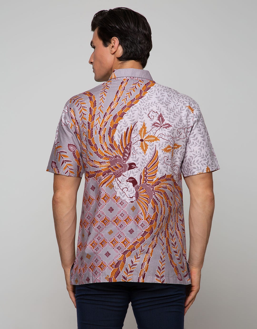 Arjuna Weda Hem Batik Merak Kembar