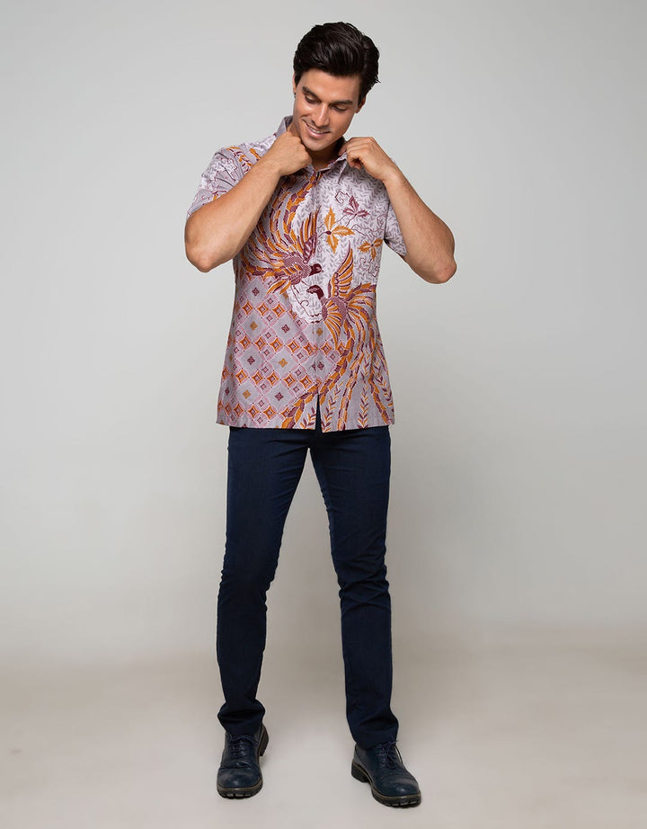 Arjuna Weda Hem Batik Merak Kembar