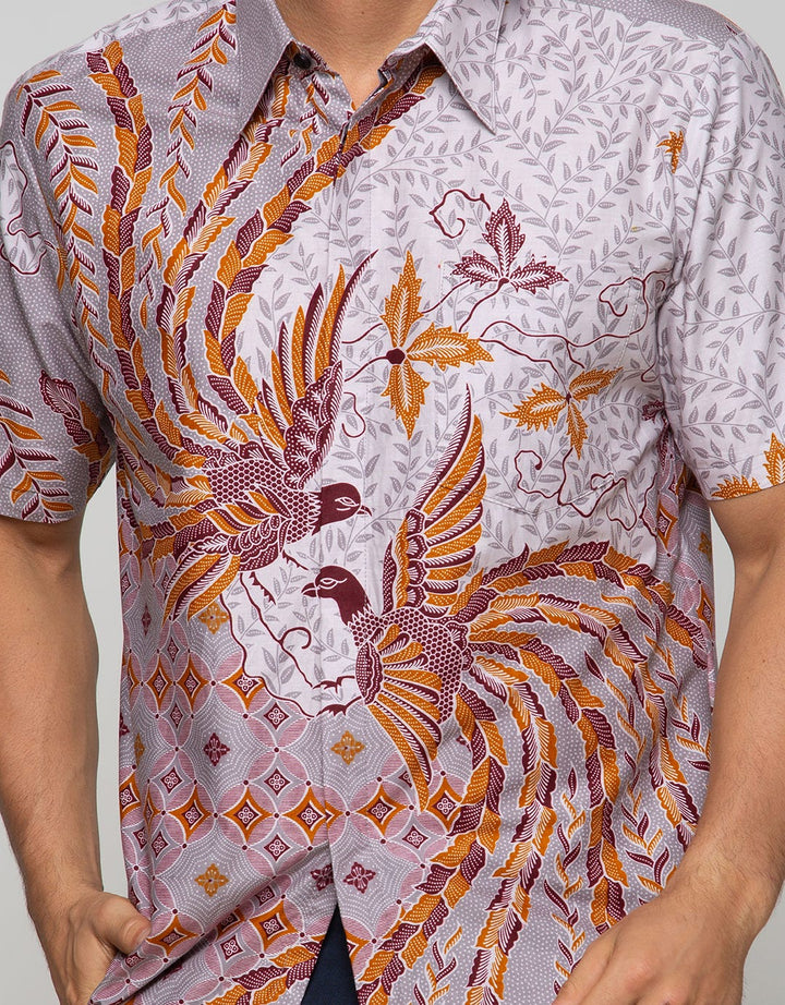 Arjuna Weda Hem Batik Merak Kembar