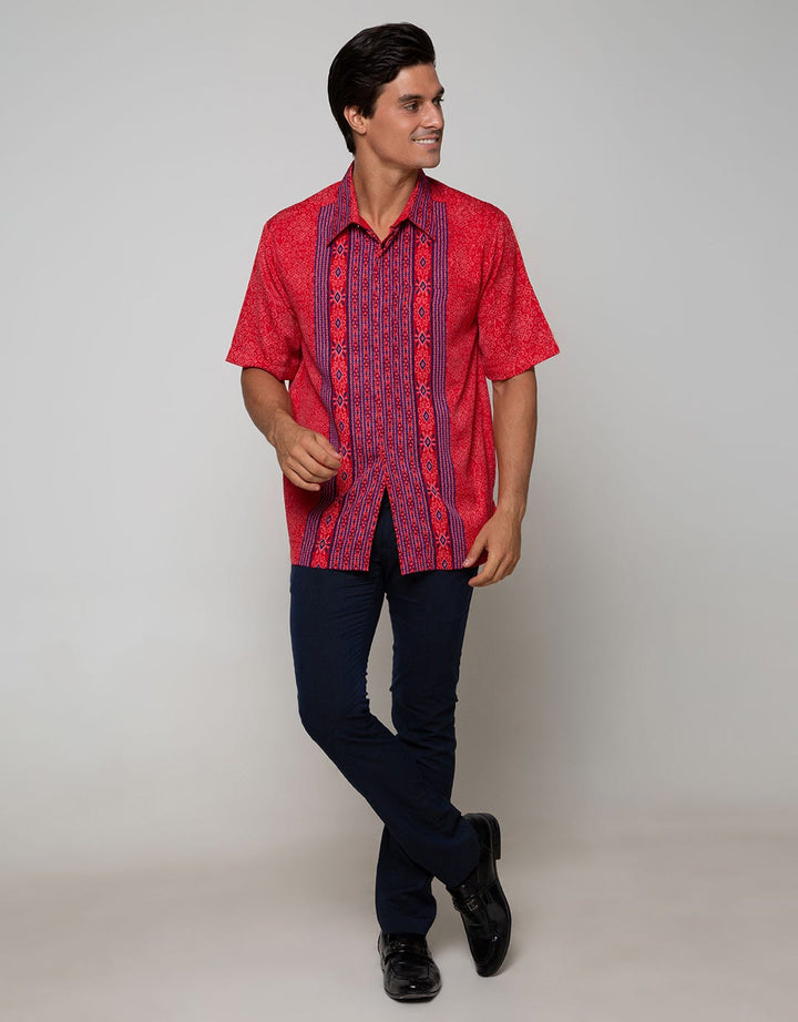 Arjuna Weda Batik Shirt Woven Background 2