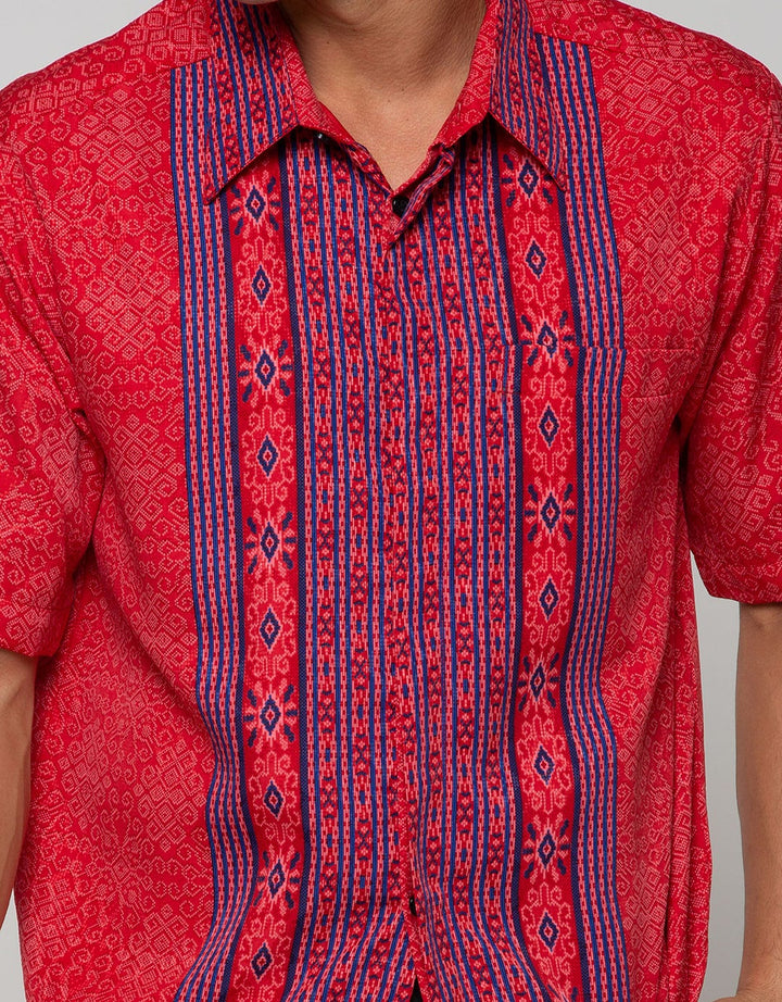Arjuna Weda Batik Shirt Woven Background 2