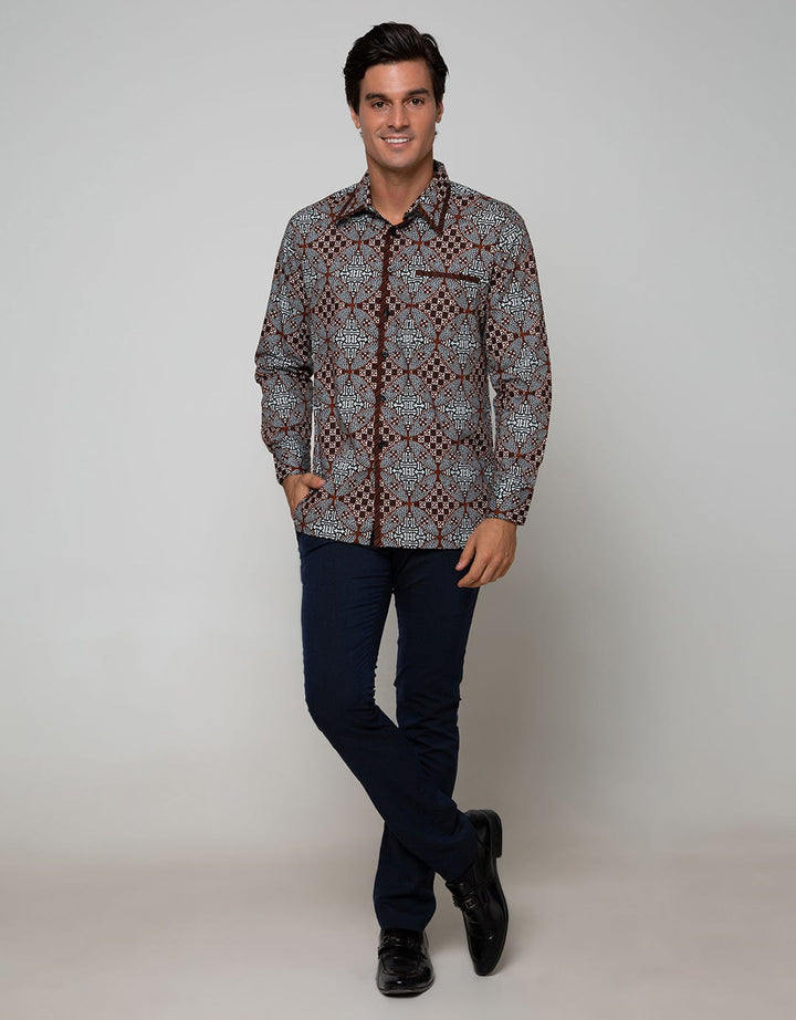 Arjuna Weda Kawung Banji Batik Shirt