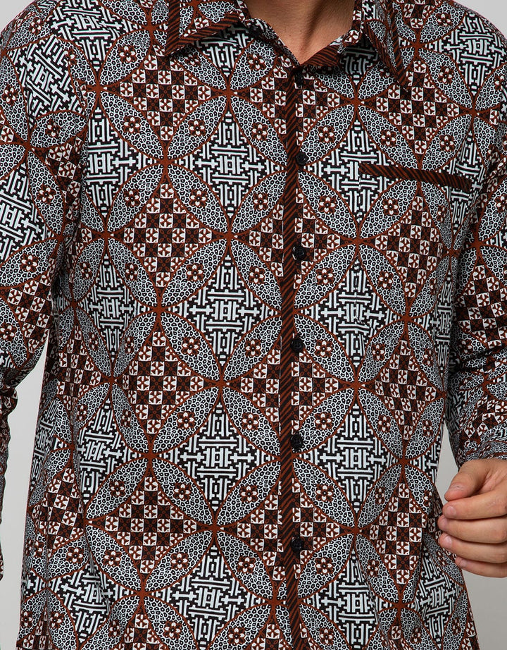 Arjuna Weda Kawung Banji Batik Shirt