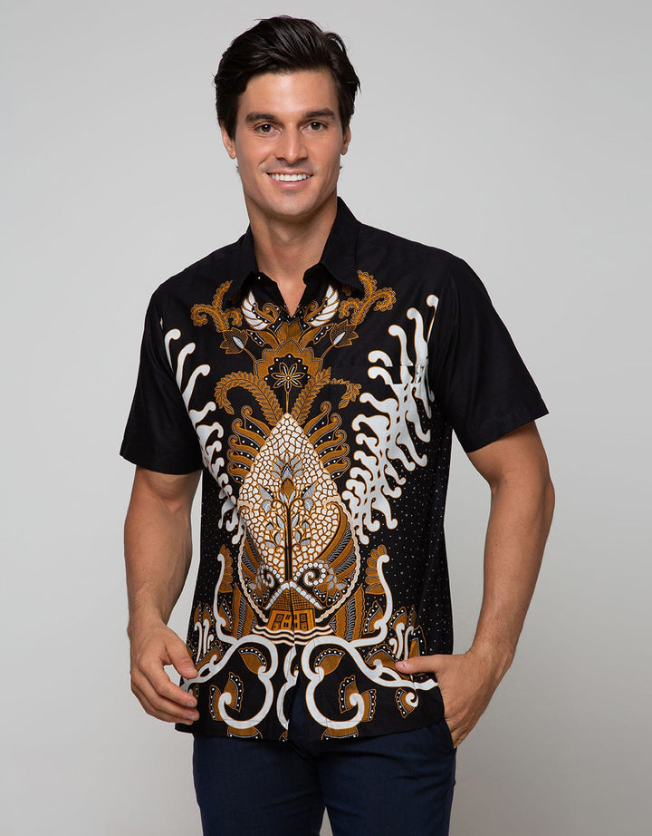 Arjuna Weda Batik Shirt Wayang Base