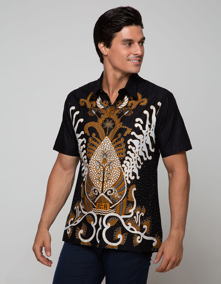 Arjuna Weda Batik Shirt Wayang Base