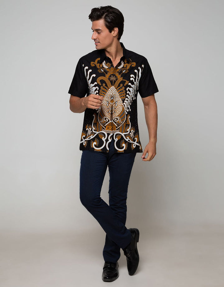 Arjuna Weda Batik Shirt Wayang Base