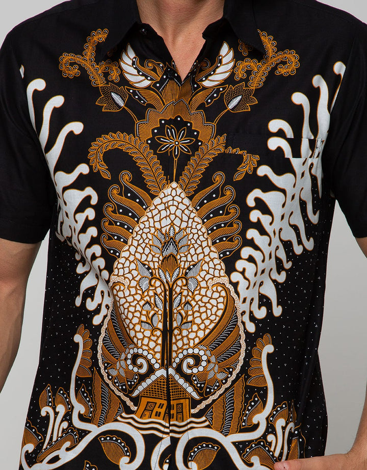 Arjuna Weda Batik Shirt Wayang Base