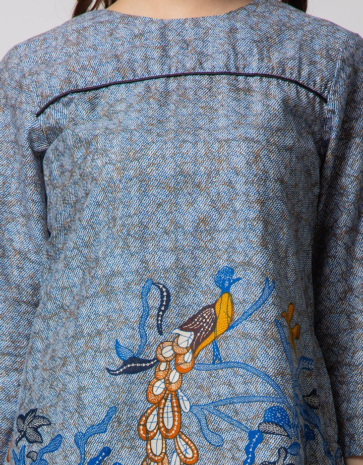 Adikusuma Tunic Batik Cendrawasih