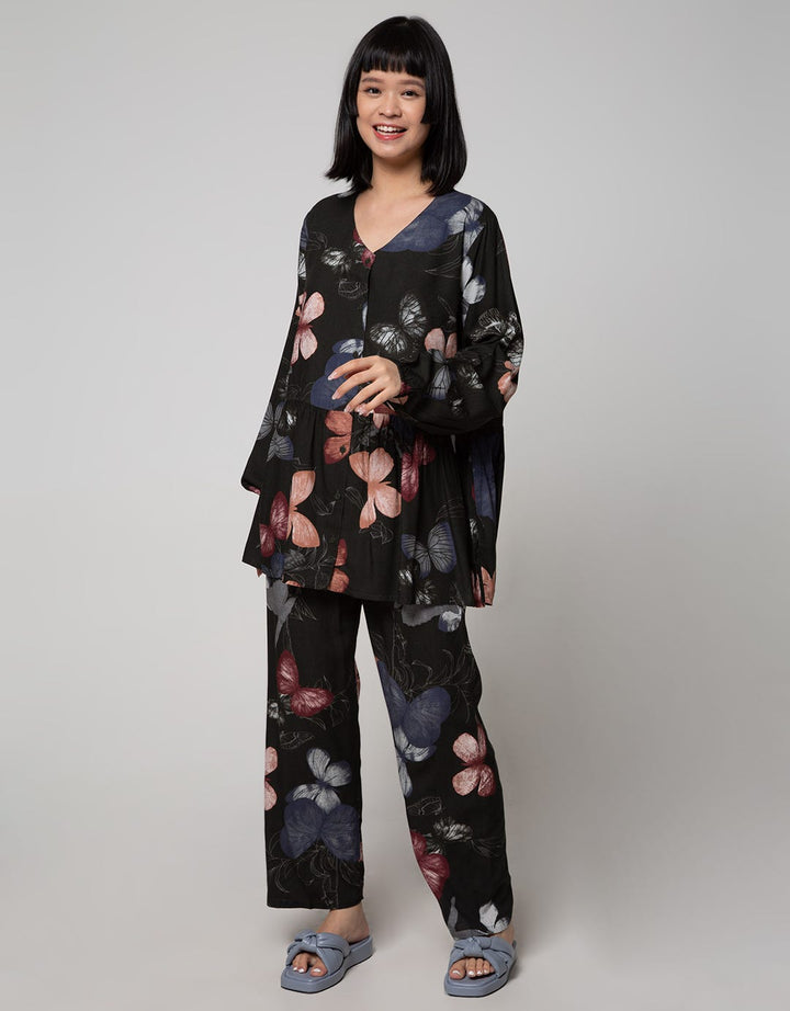 St. Yves Long Sleeve Pajama Pants Cola