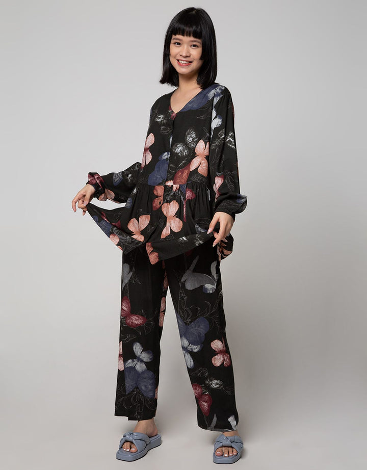 St. Yves Long Sleeve Pajama Pants Cola