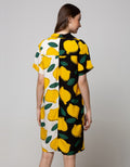 Nevada Short Sleeve Midi Dress Big Lemonia