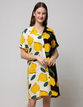 Nevada Short Sleeve Midi Dress Big Lemonia