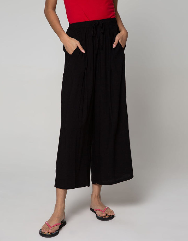 Nevada Long Pants Plain Culottes