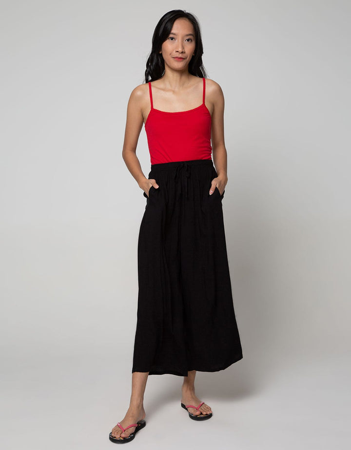 Nevada Long Pants Plain Culottes