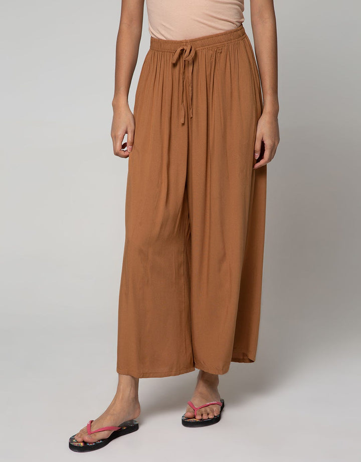 Nevada Long Pants Plain Culottes