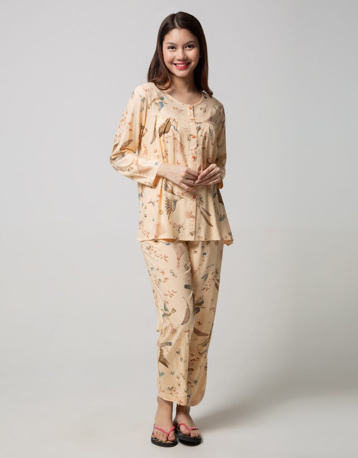 St. Yves Long Sleeve Pajama Pants Fly Theme