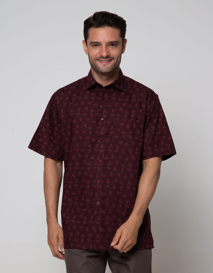 Cole Short Sleeve Shirt Print Regular