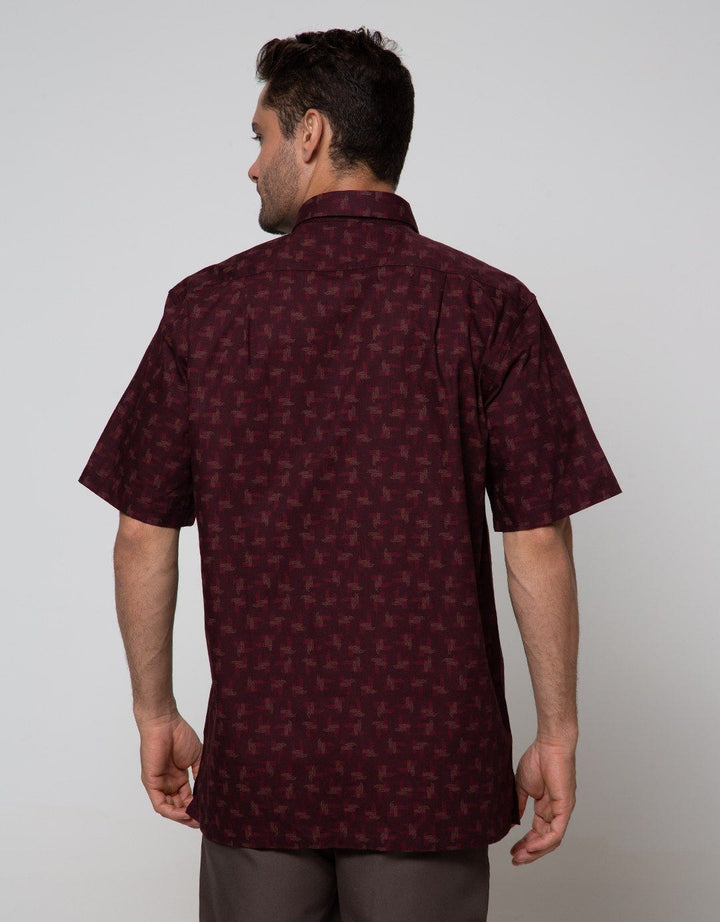 Cole Short Sleeve Shirt Print Regular