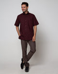 Cole Short Sleeve Shirt Print Regular