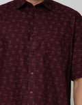 Cole Short Sleeve Shirt Print Regular