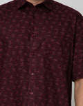 Cole Short Sleeve Shirt Print Regular