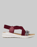 Nevada Slingback Sandals Cross Strap