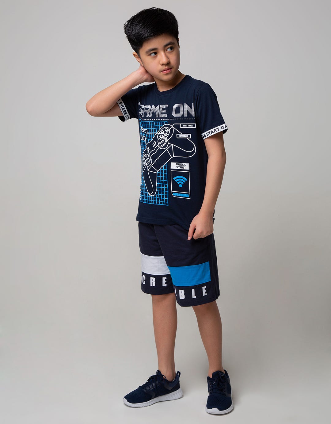 Aero Short Sleeve T-Shirt Printnofloc Regu Art Game