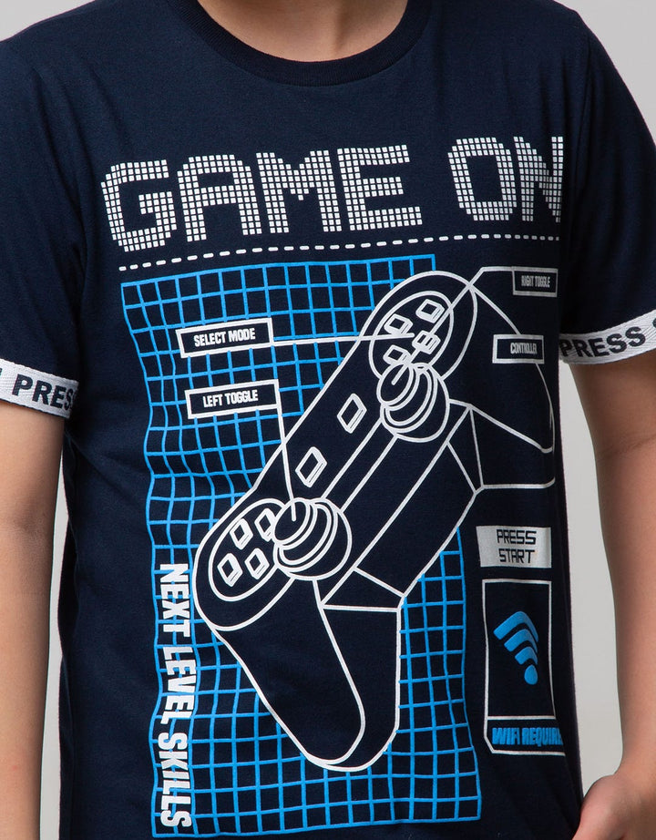 Aero Short Sleeve T-Shirt Printnofloc Regu Art Game