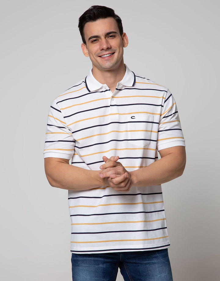 Cole Short Sleeve Polo Shirt Reguler Stripe