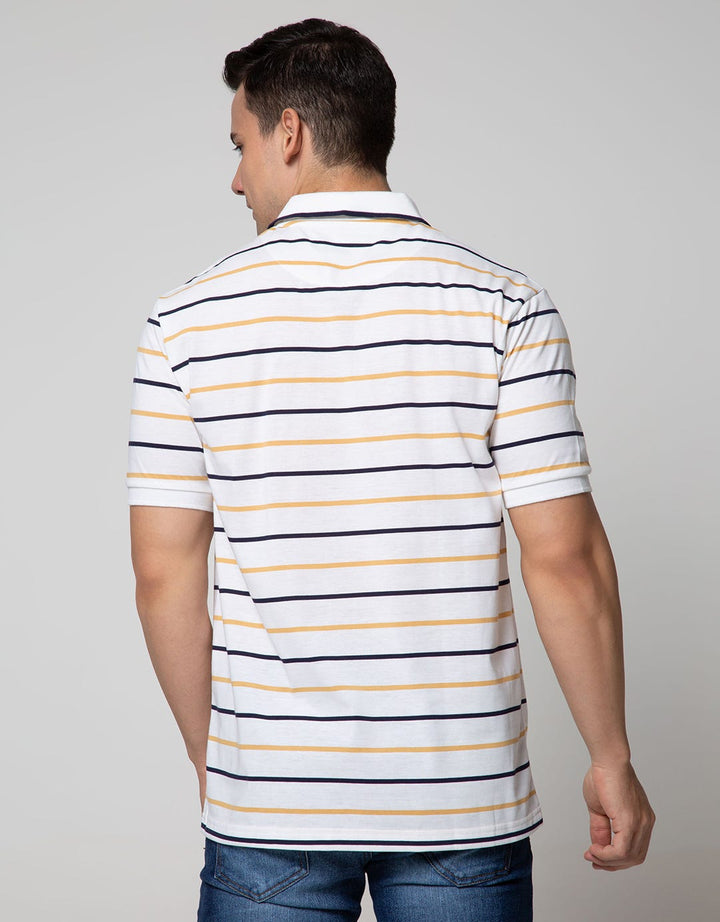 Cole Short Sleeve Polo Shirt Reguler Stripe