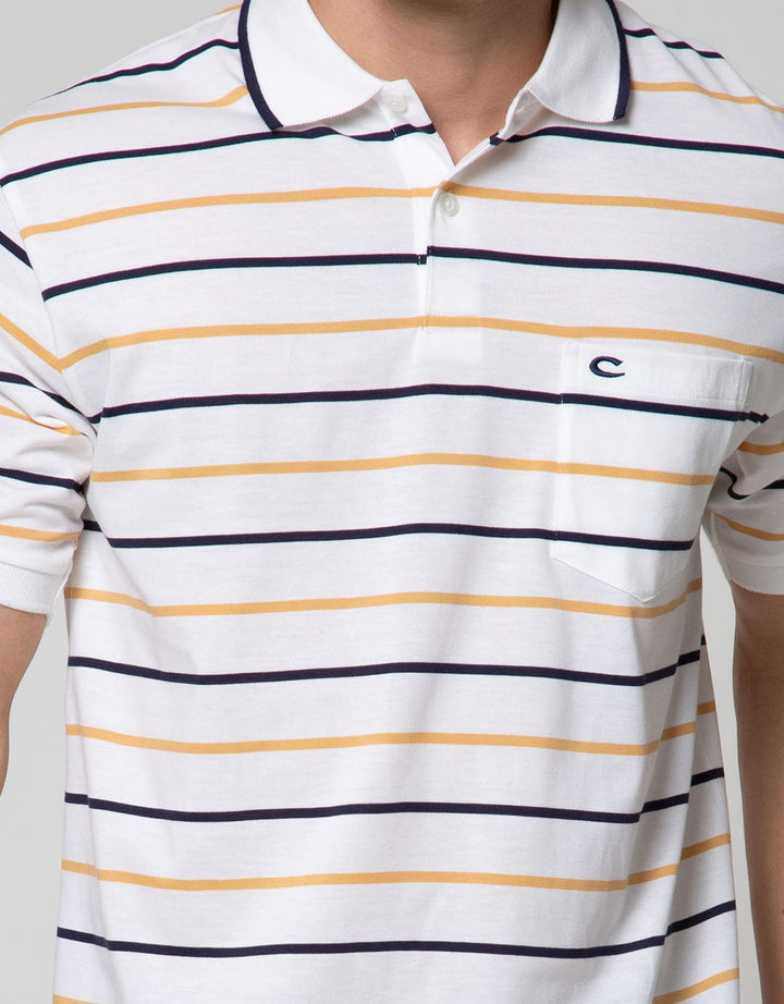 Cole Short Sleeve Polo Shirt Reguler Stripe