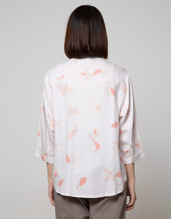 Details Long Sleeve Blouse Long Sleeve With Flower Print