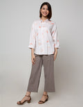 Details Long Sleeve Blouse Long Sleeve With Flower Print