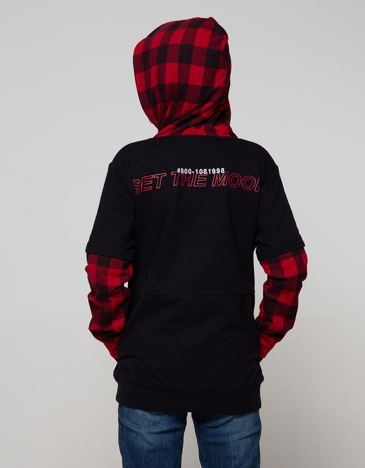 Nevada Sweater Hoody Check