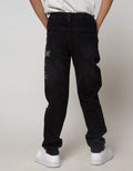 Nevada Denim Long Pants Destroyed Graffiti