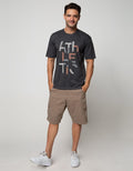 Cole Short Sleeve T-Shirt Print Athletic Camel Raatlh