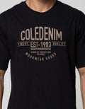 Cole Short Sleeve T-Shirt Print Cole Denim Varsity