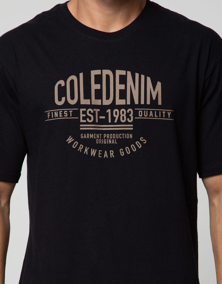 Cole Short Sleeve T-Shirt Print Cole Denim Varsity