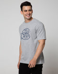 Cole Short Sleeve T-Shirt Print Solid Denim