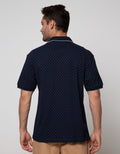 Cole Short Sleeve Polo Shirt Aop Print Diamond