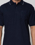 Cole Short Sleeve Polo Shirt Aop Print Diamond