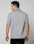 Cole Short Sleeve Polo Shirt Aop Print Diamond