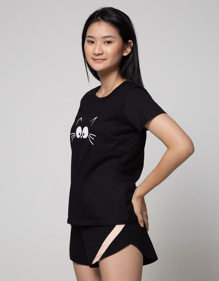 Nevada Short Sleeve T-Shirt Cute Cat