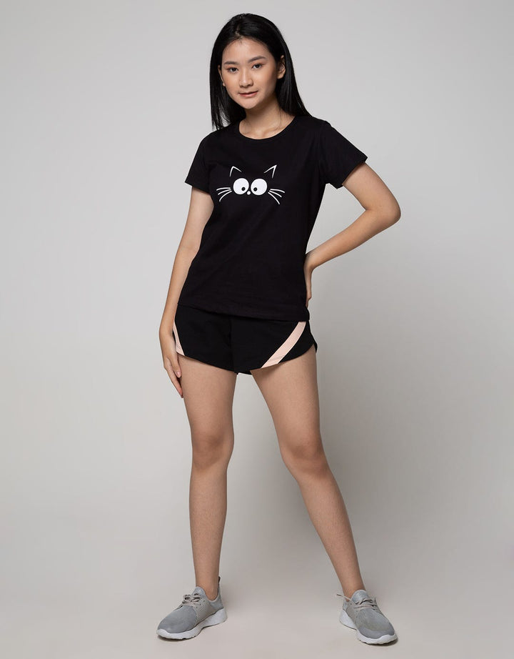Nevada Short Sleeve T-Shirt Cute Cat