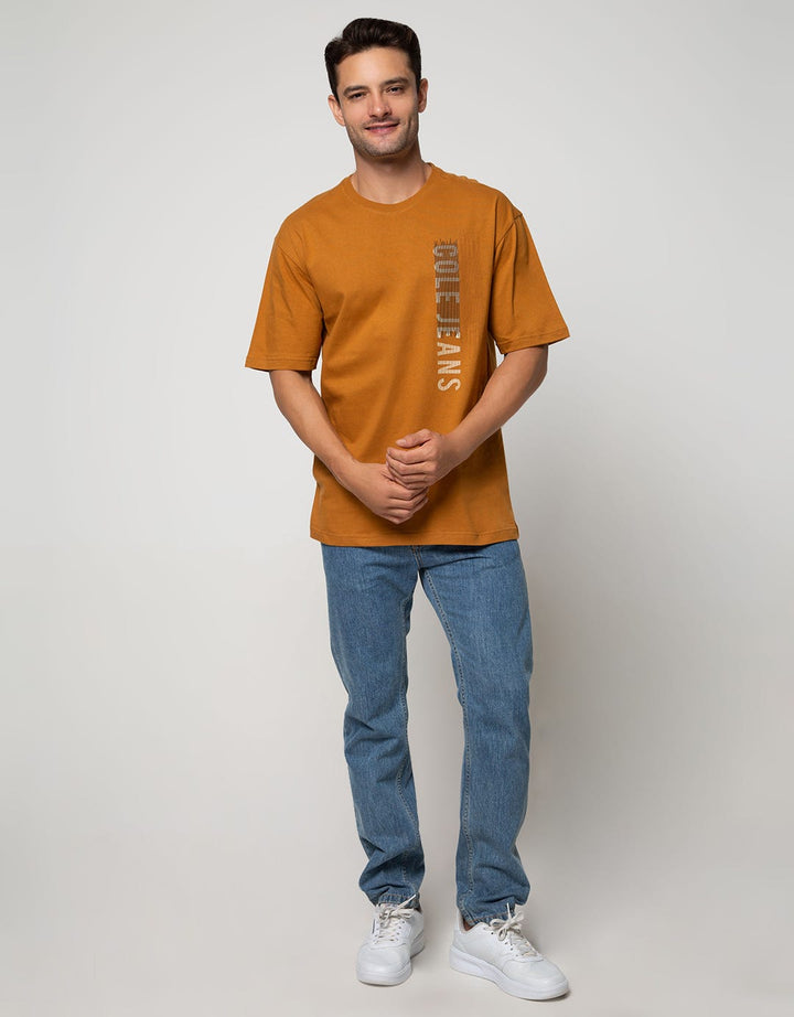 Cole Short Sleeve T-Shirt Print Cole Denim Stripe Vertical