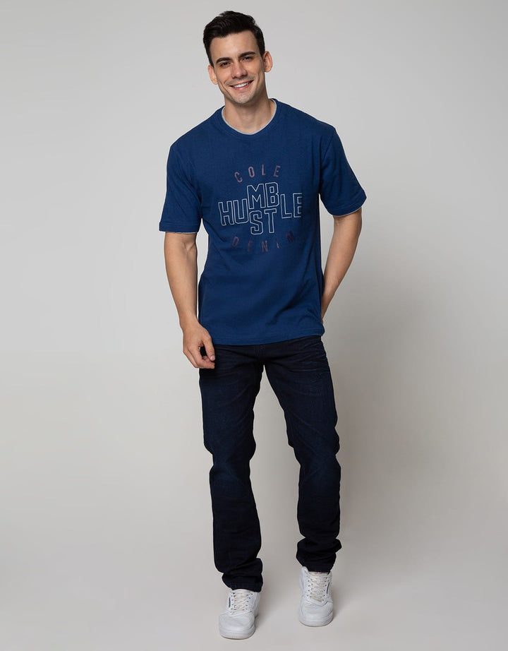 Cole Short Sleeve T-Shirt Peek Print Humble