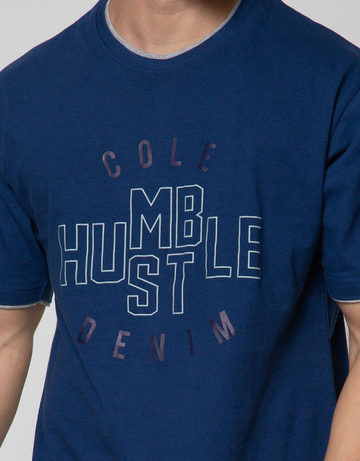 Cole Short Sleeve T-Shirt Peek Print Humble