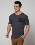 Cole Short Sleeve T-Shirt Print Like Embossed Pocket And Wording